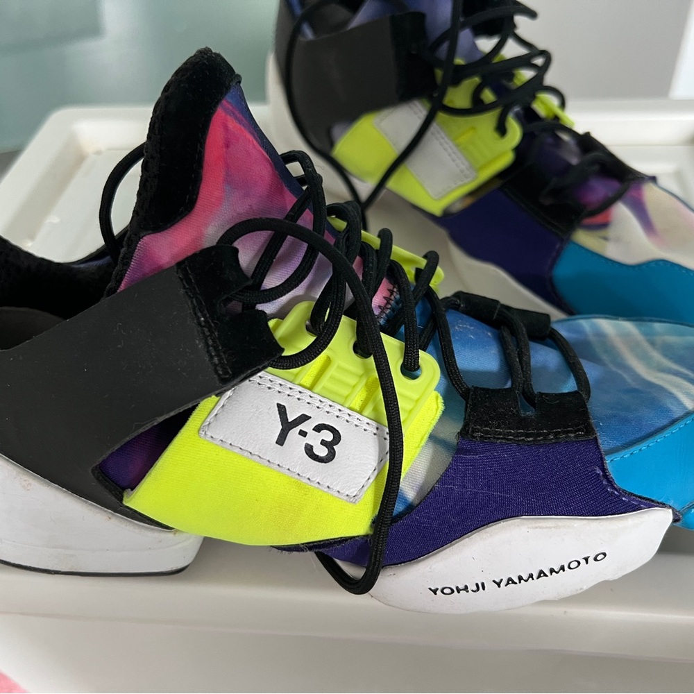 Y3 Yohji Yamamoto running shoes or dance shoes or errand shoes.